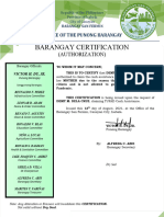 2021 Certification (Authorization) - DEMY M. DELA CRUZ