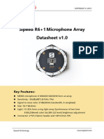Sipeed R6 1 Microphone Array Datasheet V1.0