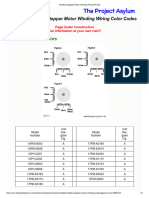 Minebea Stepper Motor Winding Wiring Pinouts