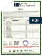 Suez Halal Certificate - Expired 2025