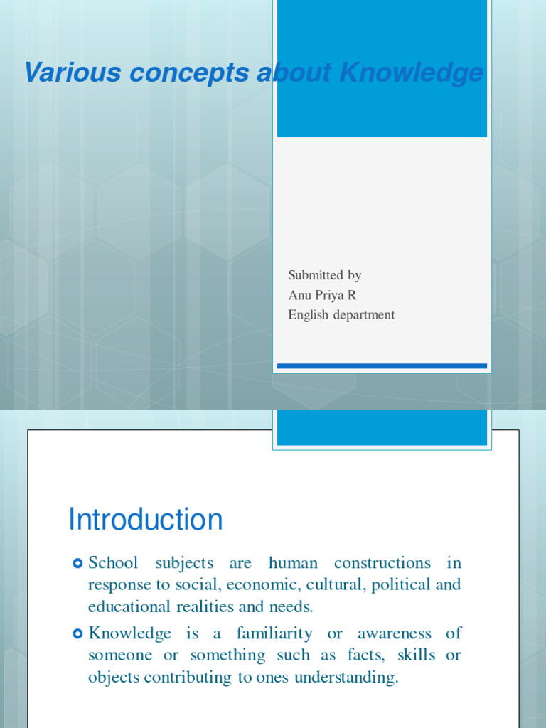 Understanding Firm Knowledge Concepts | PDF
