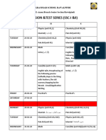 Schedule For Revision