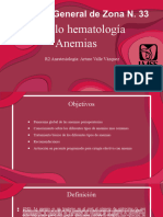 Anemias en Anestesiologia
