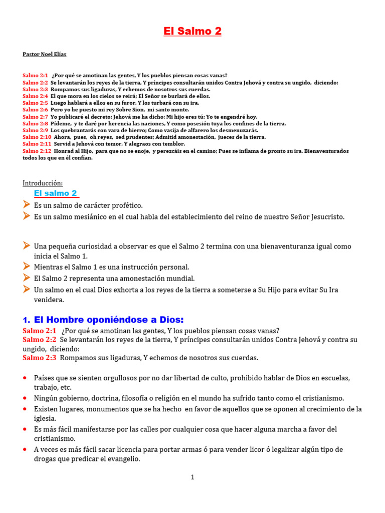 Salmo 2 | PDF
