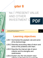 Net Present Value and Other Investment Criteria: Ross, Essentials of Corporate Finance, 5e