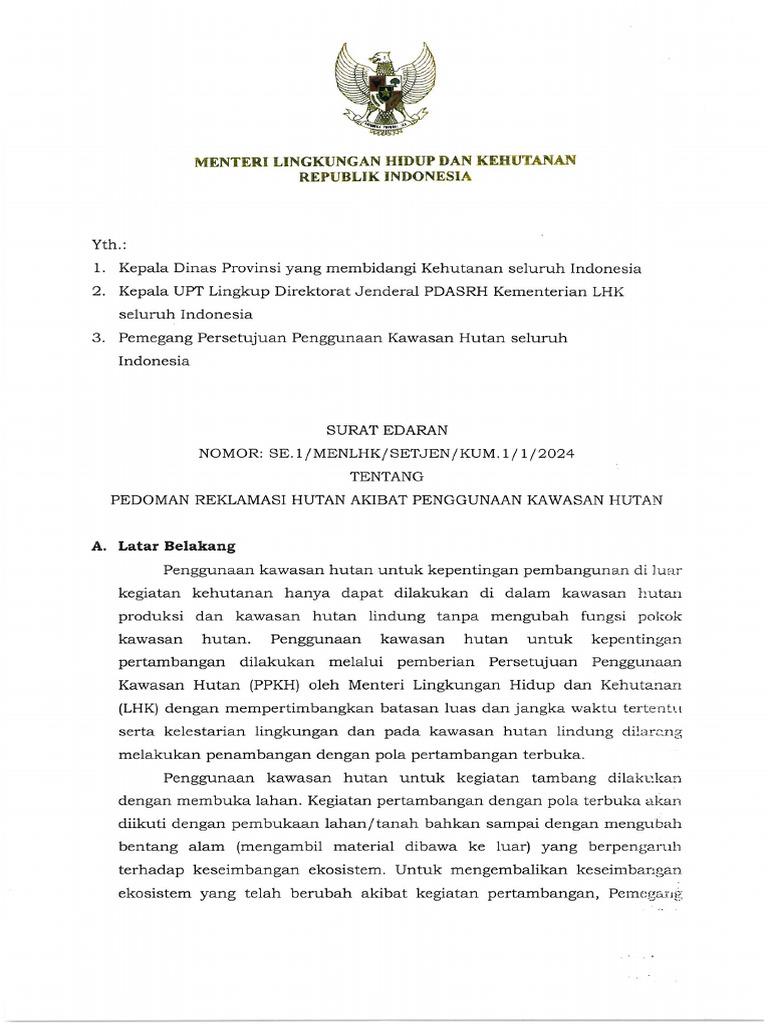Tahapan Reklamasi | PDF