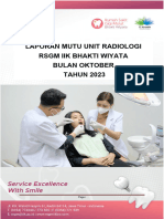 Laporan Mutu Radiologi Bulan Oktober 2023