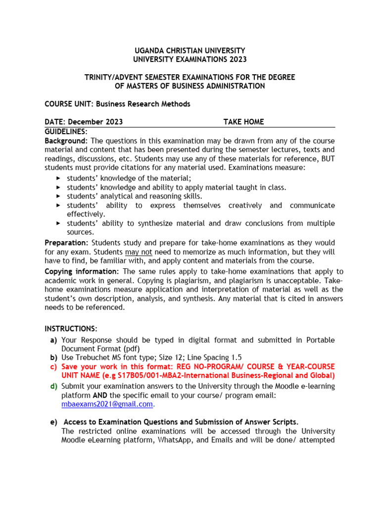business-research-methods-mba-december-2023-take-home-exam-pdf