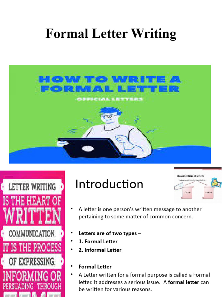 Letter Writing Formal | PDF