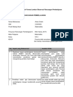 Ilham Zhahri - LK 3 Lembar Observasi Rancangan Pembelajaran 1