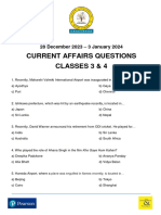 Current Affairs 28 December 2023 - 3 January 2024