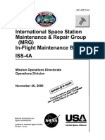 International Space Station Maintenance & Repair Group (MRG) In-Flight Maintenance Book ISS-4A