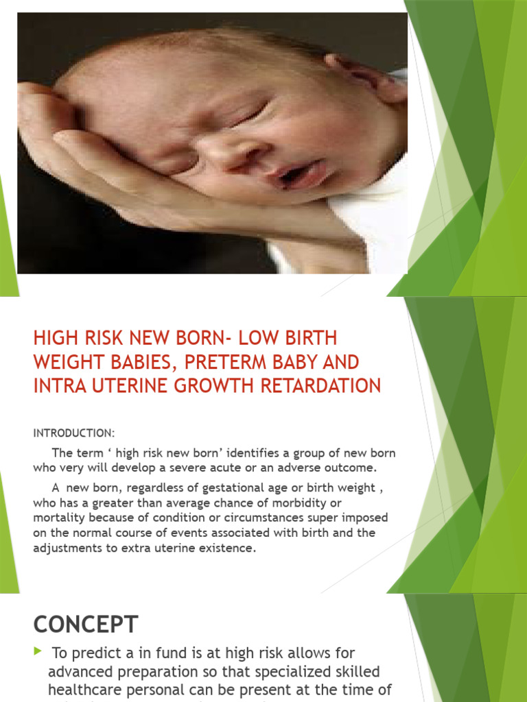 Paediatric High Risk Newborn Pdf Preterm Birth Maternal Health