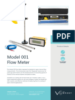 Valeport Model 001 Flow Meter Datasheet