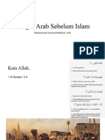 Bangsa Arab Sebelum Islam