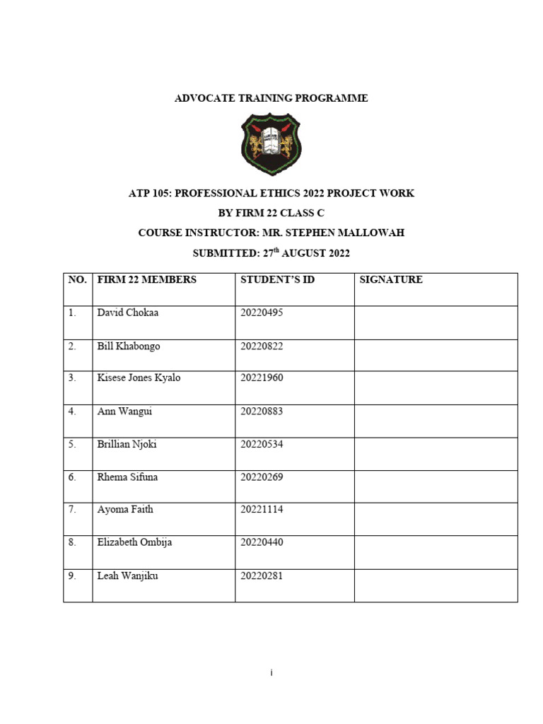 Professional Ethics Project Work Pdf Lawyer Confidentiality