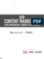 Content Marketing:: 2010 Benchmarks, Budgets and Trends