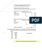 Demand and Supply Analysis