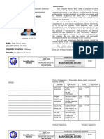 Trainees Record Book Template