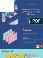 Maximizing Income by Utilizing A Digital Platform (VC & DN)