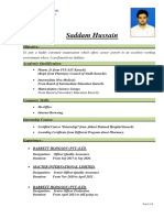 Saddam Hussian CV