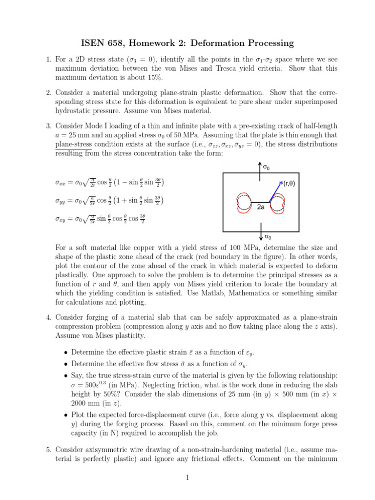 Homework2 Deformation Processing | PDF | Teaching Methods & Materials ...