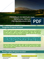 9 Program Investasi & Rencana Kerja Pembangunan Desa