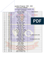 All Students Name With Roll and Merit Position (AMTH-09, Dhaka University)