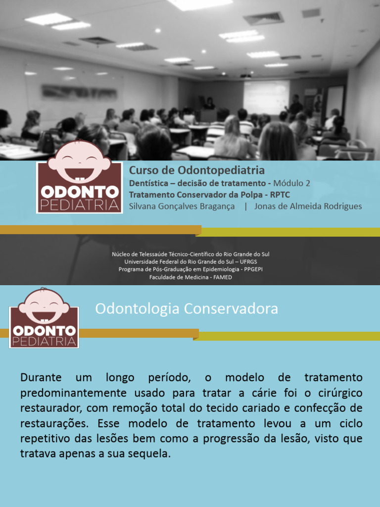 RPTC: Tratamento Conservador da Dentina | PDF | Odontologia | Dentina