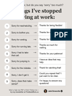 9 Things I'Ve Stopped Saying at Work
