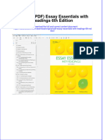 Full Download Original PDF Essay Essentials With Readings 6th Edition PDF