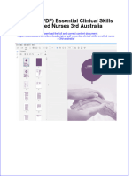 Full Download Original PDF Essential Clinical Skills Enrolled Nurses 3rd Australia PDF