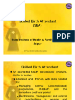 Skilled Birth Attendant (SBA) : State Institute of Health & Family Welfare Jaipur