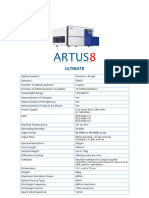 Technical Specifications - ARTUS 8 Ultimate