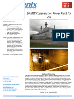 Cogeneration Power Plant With LM 5000 Gas Turbines 86 MW 174