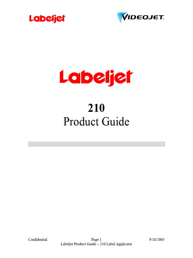 210 Prod Guide Printable | PDF | Equipment | Manufactured Goods