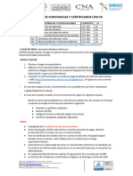 Instructivo Constancia y Certificaciones Upg-Fii-Unmsm