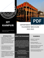 Placement Brochure - STATISTICS Kanpur