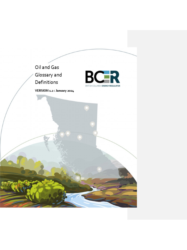 Oil and Gas Glossary and Definitions PDF Natural Gas Natural Gas Processing