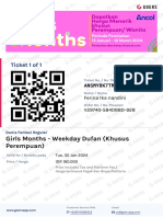 (Venue Ticket) Girls Months - Weekday Dufan (Khusus Perempuan) - Dunia Fantasi Regular - V29740-5B4DB8D-928