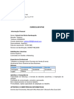 Curriculum Vitae: Informação Pessoal