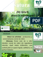 Natura Cream Powerpoint