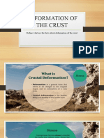 Deformation of The Crust