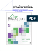 Close Encounters: Communication in Relationships 5Th Edition (Ebook PDF