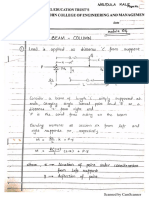 Expression For Deflection of Prismatic Beam (TOEPS)