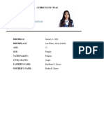 Curriculum Vitae - CATHELYN REYES