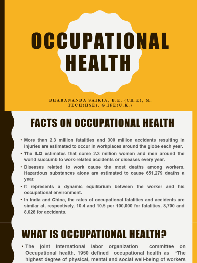 Occupational Health Pdf