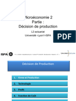 Microe Conomie L3 ISFA Le Producteur