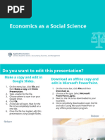 AEC 12 - Q1 - 0101 - PS - Economics As A Social Science