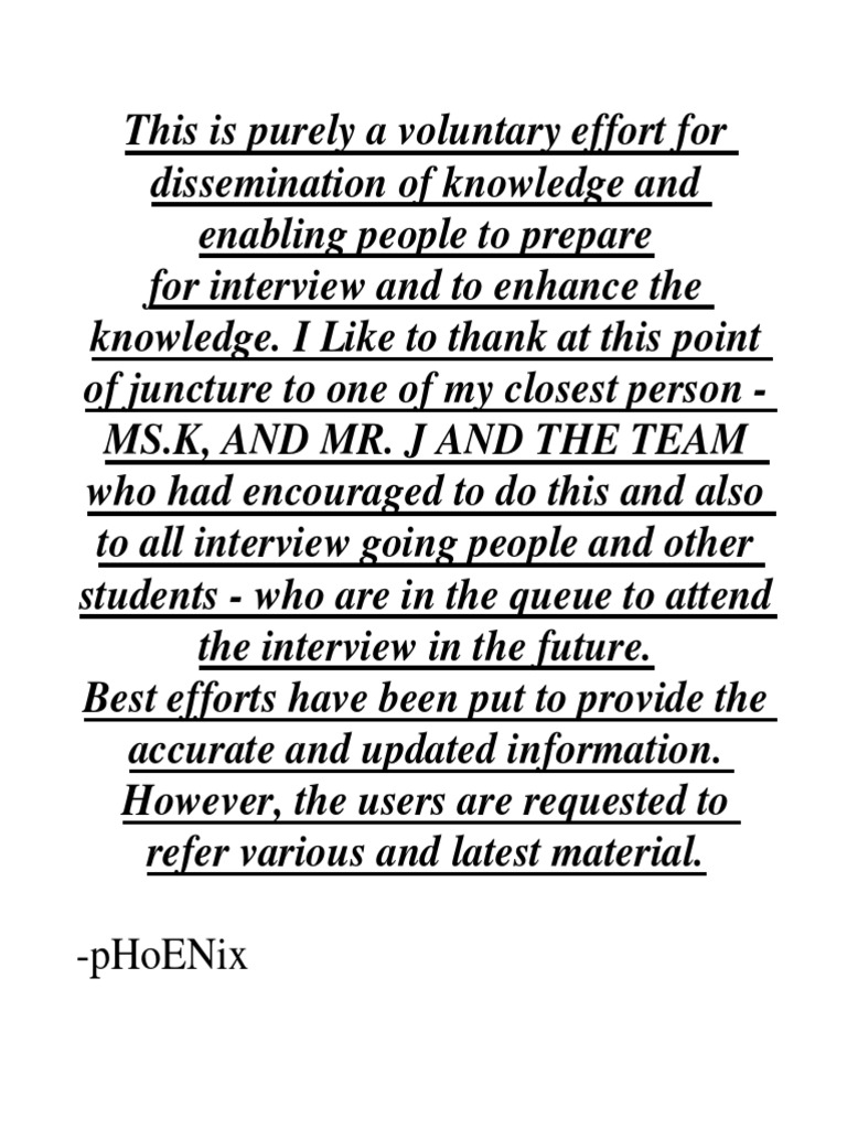Bank interview tips pdf